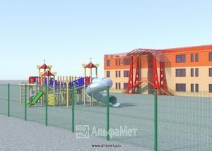 2D ограждения для школ и детских садов в Хабаровске
