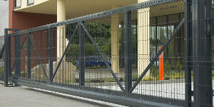 Ворота откатные для 2D и 3D ограждений в Хабаровске